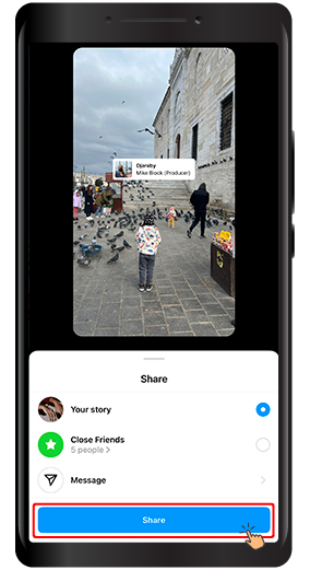 add music to stories
