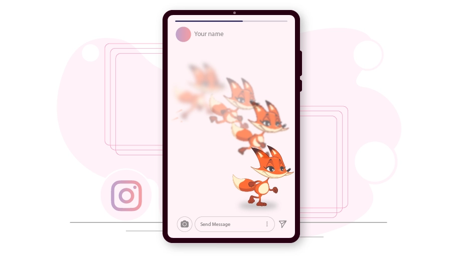 Use GIFs to Create Animated Backgrounds in Instagram Stories - Is Banner