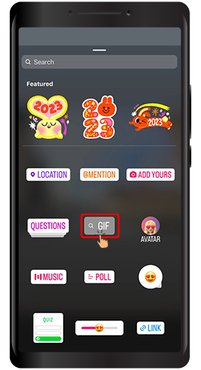 Use GIFs to Create Animated Backgrounds in Instagram Stories