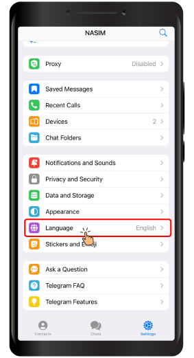 Automatic Translation of Messages on Telegram