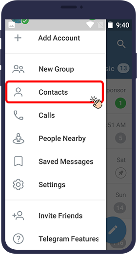 block in telegram