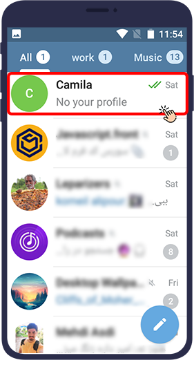 block in telegram