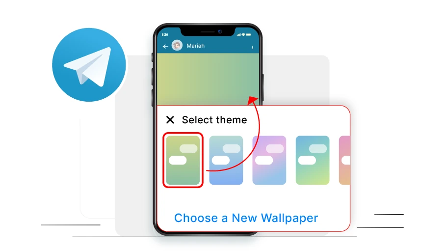 Change Telegram Background