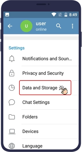 نحوه پاک کردن کش تلگرام در گوشی‌های اندروید و آیفون