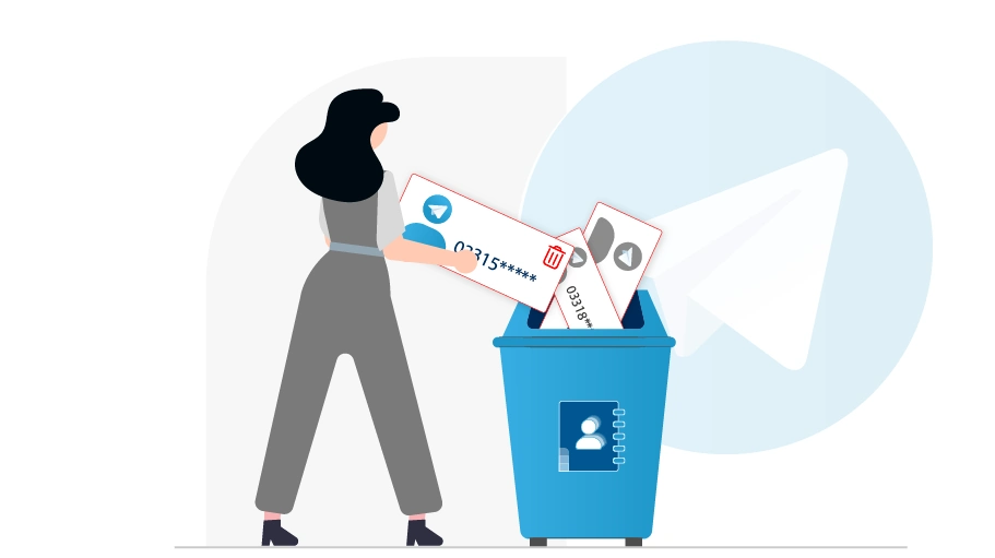 Delete Contacts in Telegram