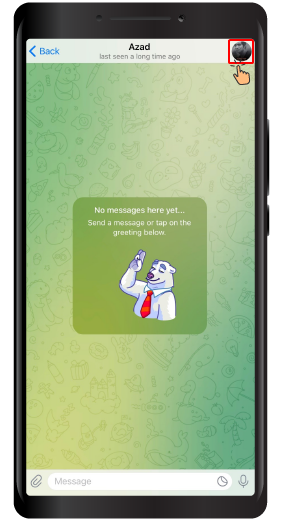 Delete Contacts in Telegram