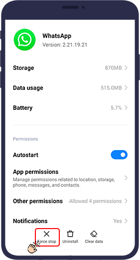 delete message whatsapp