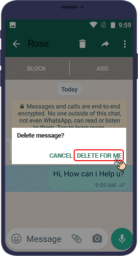delete message whatsapp