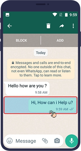 مراحل حذف پیام واتساپ برای همه + نکات مهم