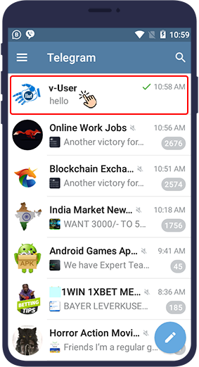 Edit Messages (text, photos and ) in Telegram - virtual user