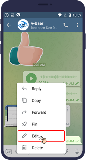 Edit Messages in Telegram