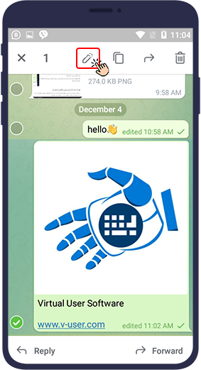 Edit Messages in Telegram