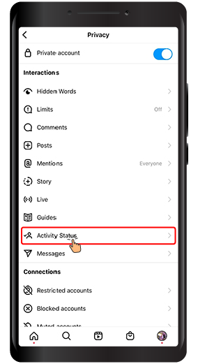 How to Hide Being Online on Instagram