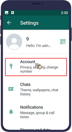 پنهان کردن آخرین زمان بازدید