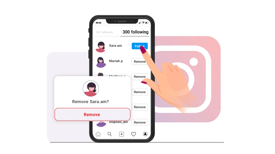 چطور کسی را از لیست فالوورهای خود در اینستاگرام حذف کنیم؟