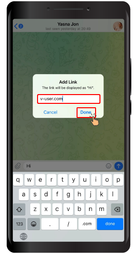Hyperlink a Message in Telegram