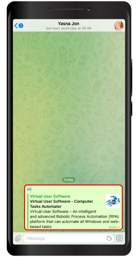 Hyperlink a Message in Telegram