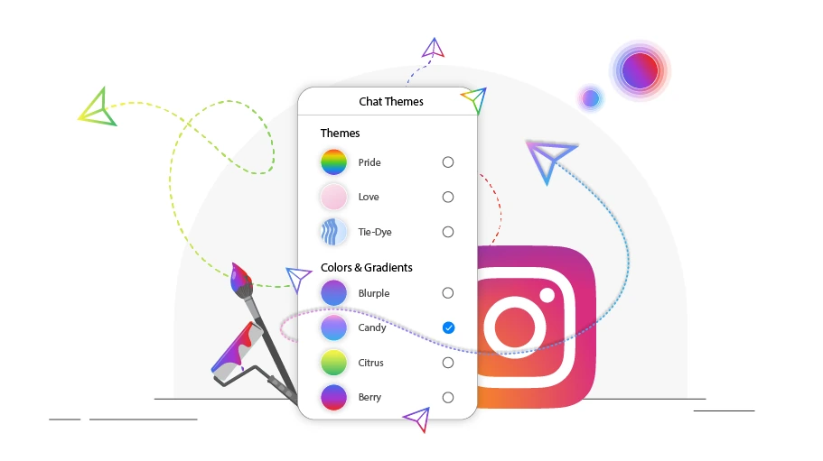 Instagram chat theme - Is Banner