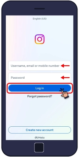 چگونه بعد از نصب اینستاگرام وارد حساب کاربری خود شویم؟