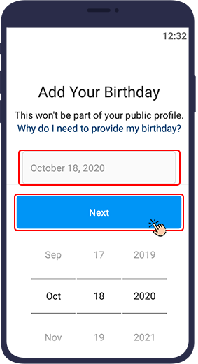 sign up instagram