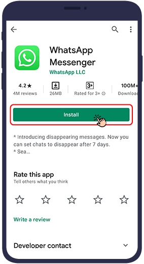 آموزش نصب واتساپ در گوشی (اندروید و iOS)