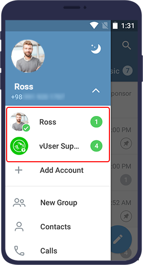 learn how many telegram accounts