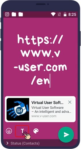 How to Put a Website Link On Whatsapp Status