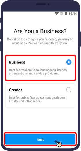 instagram business