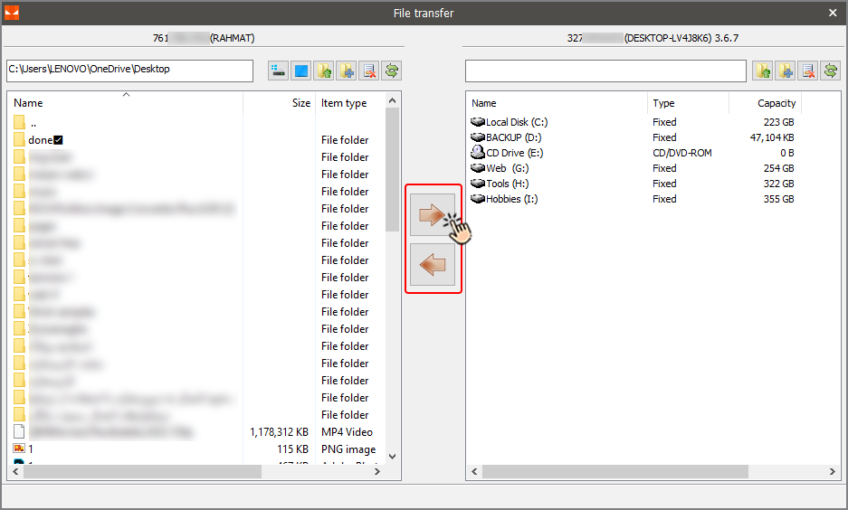 How to Transfer Files in Iperius Remote