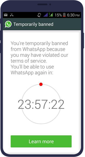 remove whatsapp blocking