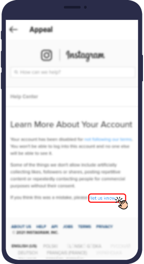How to Get Back Disabled Instagram Account