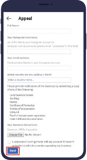 How to Get Back Disabled Instagram Account