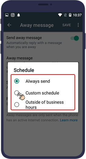 Schedule WhatsApp Messages