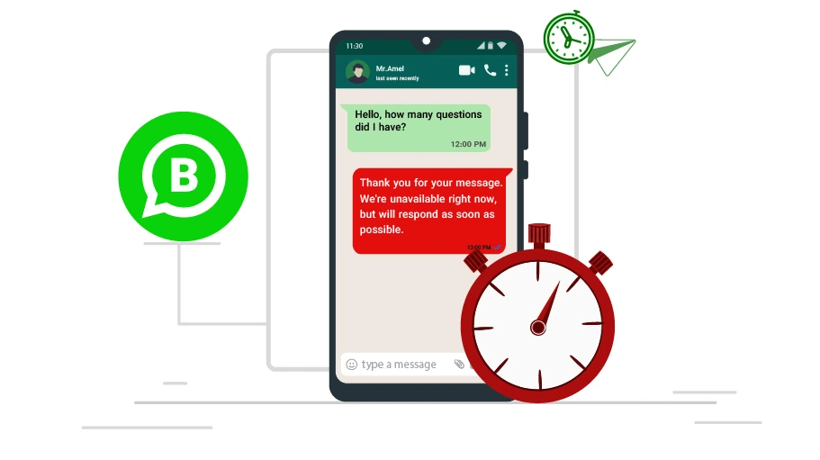 پیام زمان بندی شده در واتساپ بیزینس