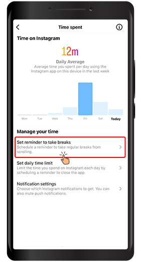 How to Set a Time Limit for Using Instagram
