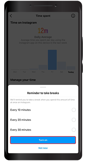 How to Set a Time Limit for Using Instagram