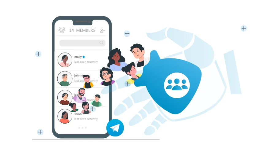ربات اَد کردن اعضا به گروه های تلگرام
