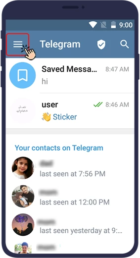 بازیابی اکانت هک شده در تلگرام
