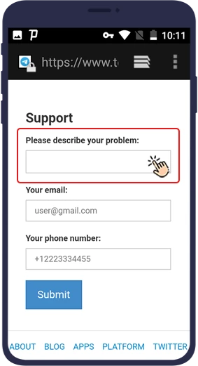 بازیابی اکانت هک شده در تلگرام