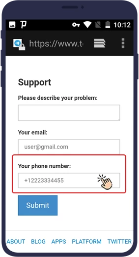بازیابی اکانت هک شده در تلگرام
