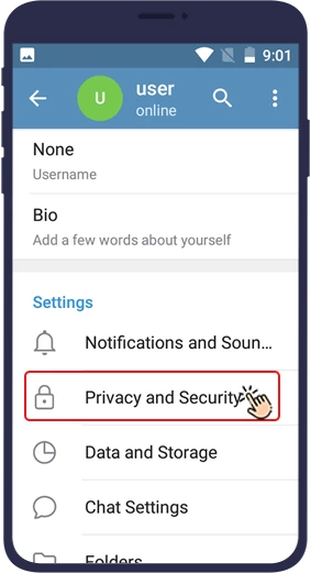 بازیابی اکانت هک شده در تلگرام