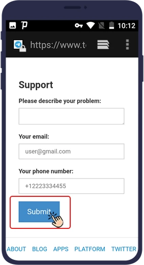 بازیابی اکانت هک شده در تلگرام