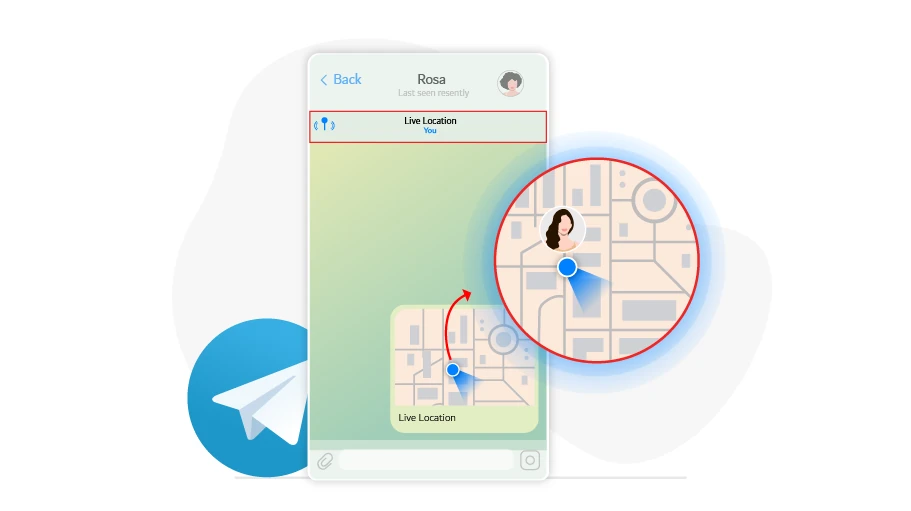 Telegram Live Location