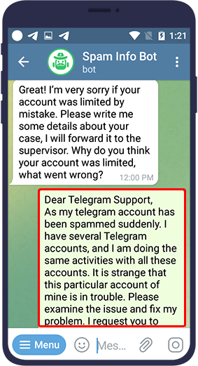 如何摆脱 Telegram 上的举报
