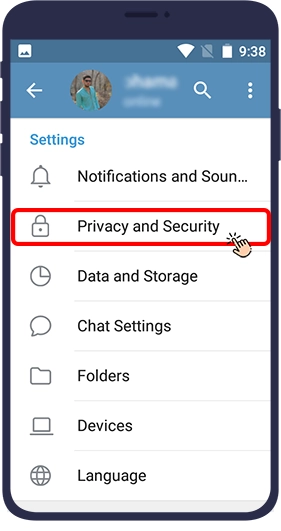مراحل جلوگیری از اد شدن در گروه تلگرام