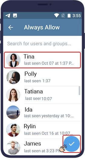 چگونه با بستن اد ممبر گروه تلگرام به یک سری افراد اجازه اد کردن بدهیم؟