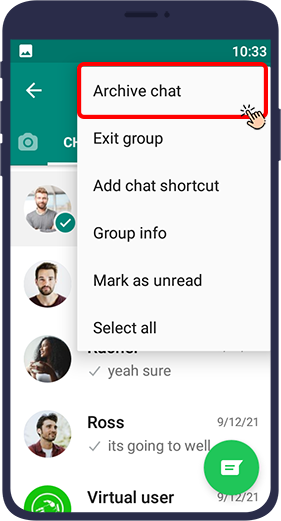 whatsapp archive