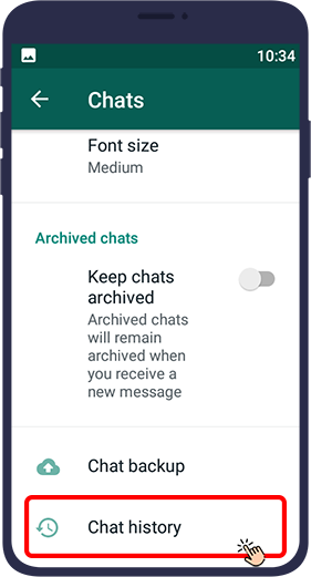 whatsapp archive