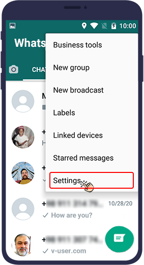 مدیریت حجم اشغال شده گوشی توسط واتساپ