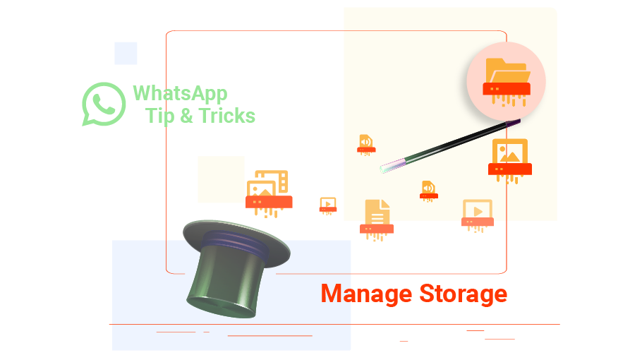 حذف فایل های اضافه واتساپ